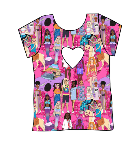 Girls Can Do Anything Cambria Heart Back Tee