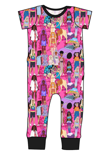 Girls Can Do Anything Emmett Pants And Shorts T-Shirt Romper