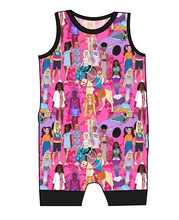 Load image into Gallery viewer, Girls Can Do Anything Emmett Pants And Shorts T-Shirt Romper