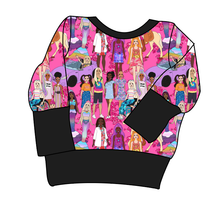 Load image into Gallery viewer, Girls Can Do Anything Grow With Me Hoodie (or Crewneck)