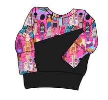 Load image into Gallery viewer, Girls Can Do Anything Grow With Me Hoodie (or Crewneck)