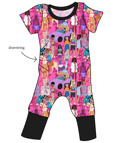 Girls Can Do Anything Grow With Me Pants And Shorts Romper