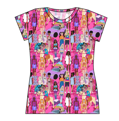 Girls Can Do Anything Ladies' Basic Tee