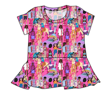 Load image into Gallery viewer, Girls Can Do Anything Ladies&#39; Peplum Top
