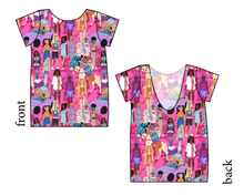 Load image into Gallery viewer, Girls Can Do Anything Low Back Ballerina Tee