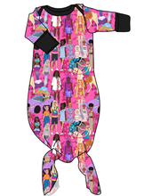 Load image into Gallery viewer, Girls Can Do Anything Newborn Knotted Gown