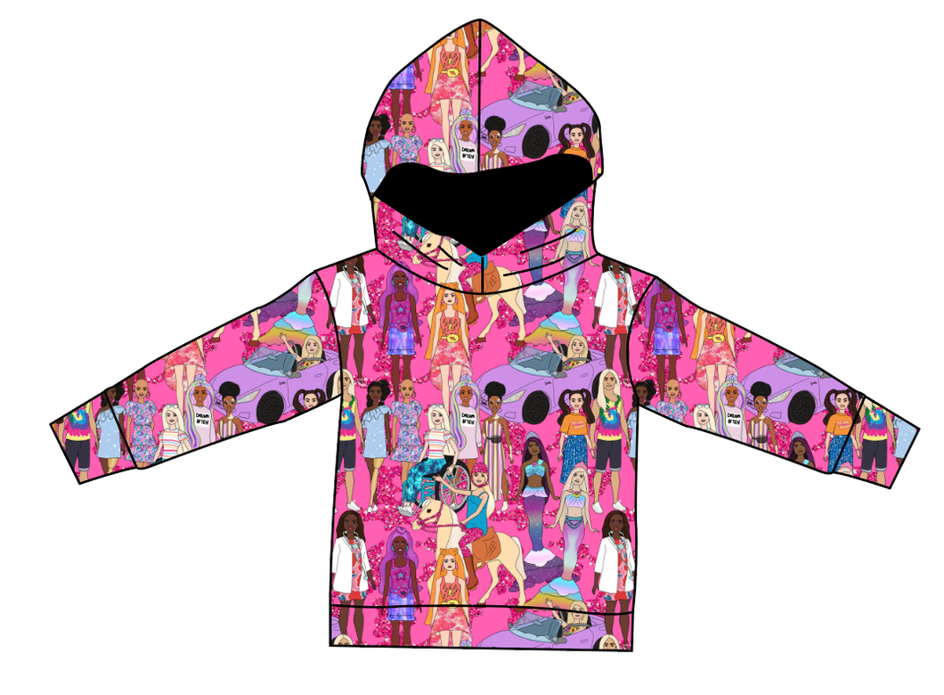 Girls Can Do Anything Oversized Hoodie