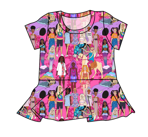 Girls Can Do Anything Peplum Top