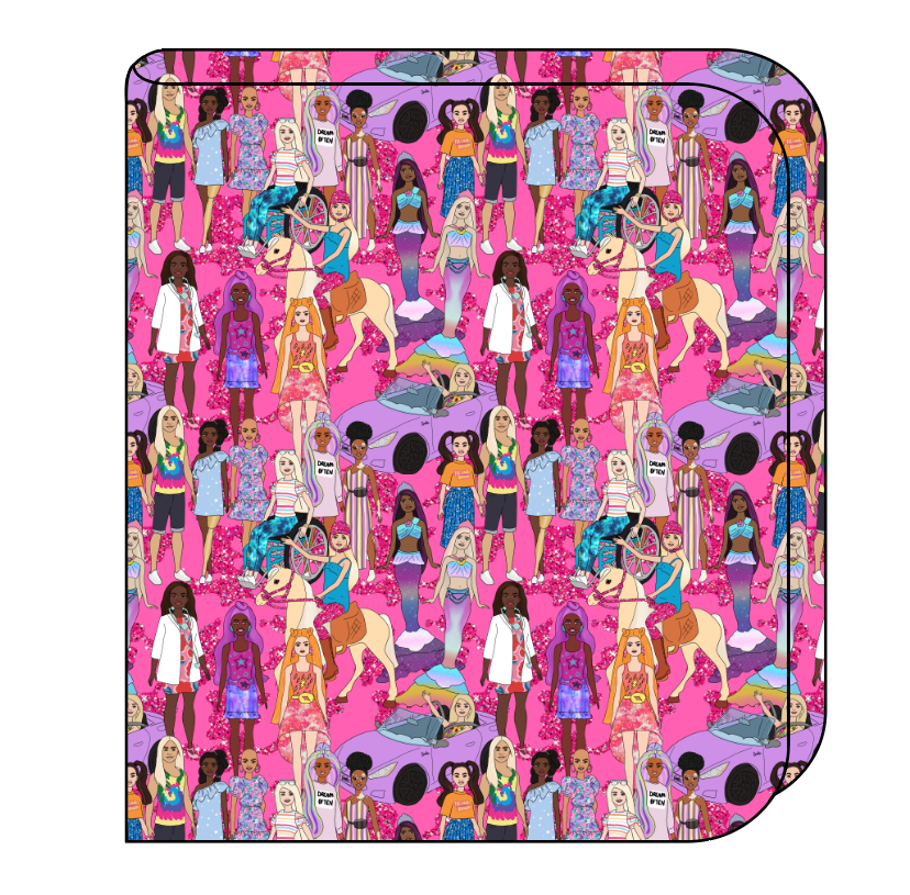 Girls Can Do Anything Swaddle Blanket