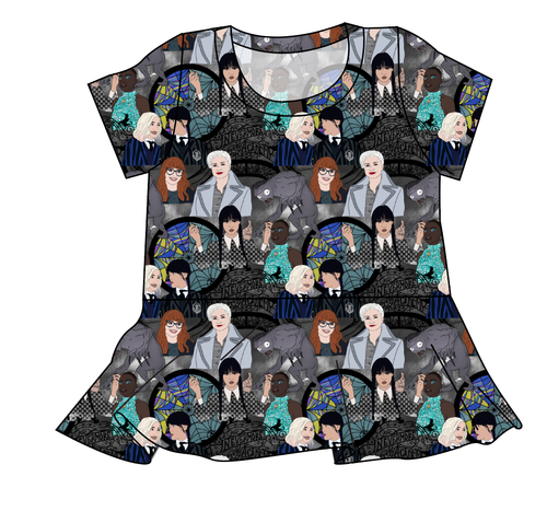 Nevermore Academy Ladies' Peplum Top