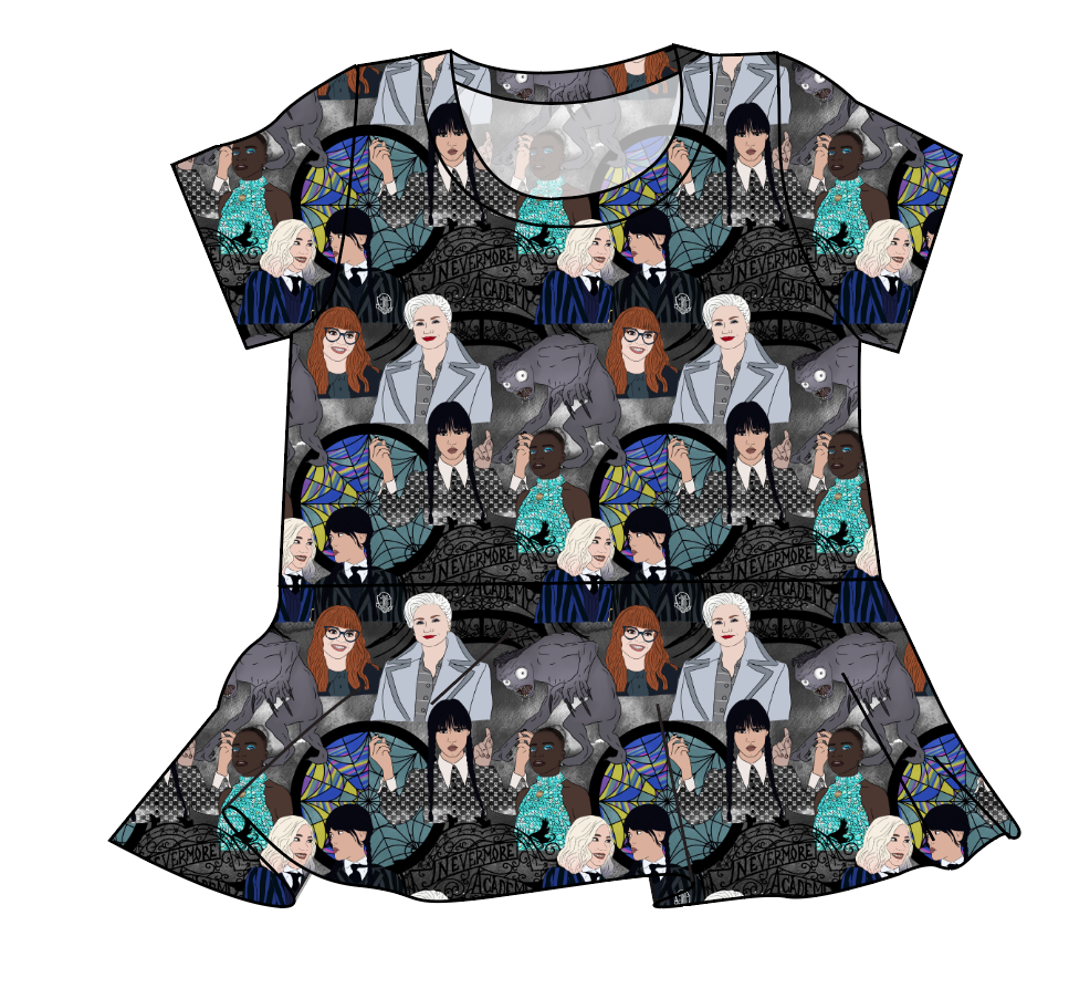 Nevermore Academy Ladies' Peplum Top