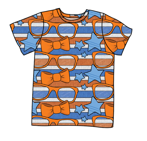Stripes & Bowties Basic Tee and Tank