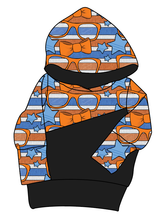 Load image into Gallery viewer, Stripes &amp; Bowties Grow With Me Hoodie (or Crewneck)