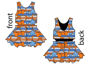 Stripes & Bowties Kids Playsuit