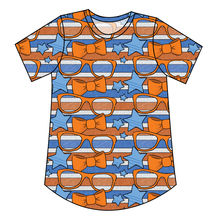 Load image into Gallery viewer, Stripes &amp; Bowties Ladies&#39; Relaxed Tee