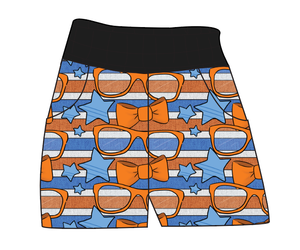 Stripes & Bowties Ladies' Joggers and Jogger Shorts