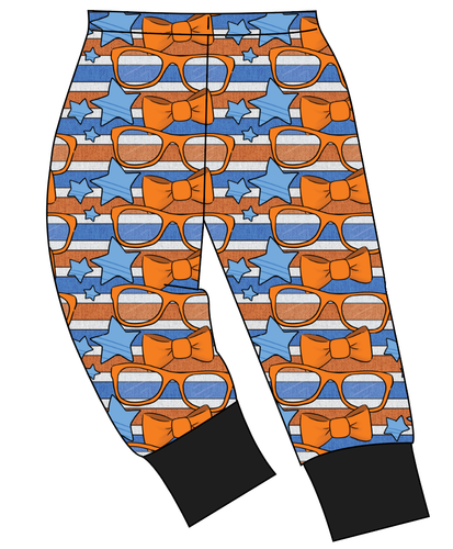 Stripes & Bowties Ladies' Lounge Pants