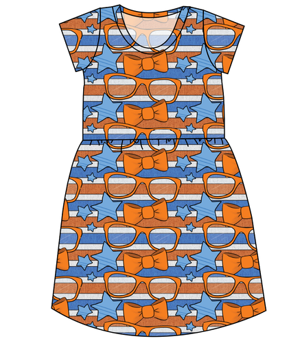 Stripes & Bowties Ladies' Play Dress