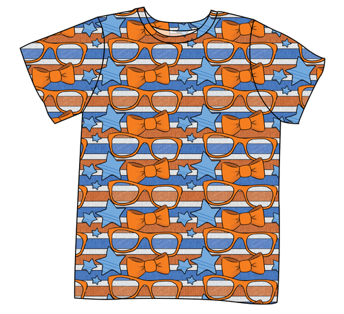 Stripes & Bowties Mens' Tee