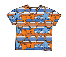 Load image into Gallery viewer, Stripes &amp; Bowties Oversized Tee