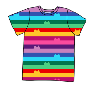 Meow Stripes Basic Tee and Tank
