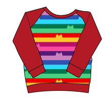 Load image into Gallery viewer, Meow Stripes Classic Hoodie (or Crewneck)
