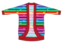Load image into Gallery viewer, Meow Stripes Kids Cocoon Cardigan