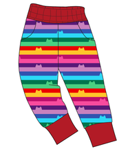 Load image into Gallery viewer, Meow Stripes Mens&#39; Joggers and Jogger Shorts