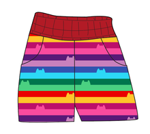 Load image into Gallery viewer, Meow Stripes Ladies&#39; Joggers and Jogger Shorts