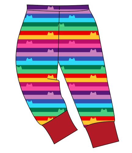 Meow Stripes Ladies' Lounge Pants