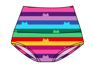 Meow Stripes Ladies' Underwear