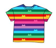 Load image into Gallery viewer, Meow Stripes Oversized Tee