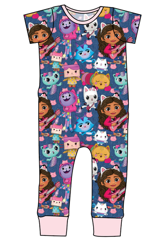 Gabby Cats Emmett Pants And Shorts T-Shirt Romper