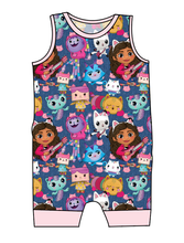 Load image into Gallery viewer, Gabby Cats Emmett Pants And Shorts T-Shirt Romper