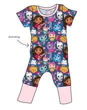 Load image into Gallery viewer, Gabby Cats Grow With Me Pants And Shorts Romper