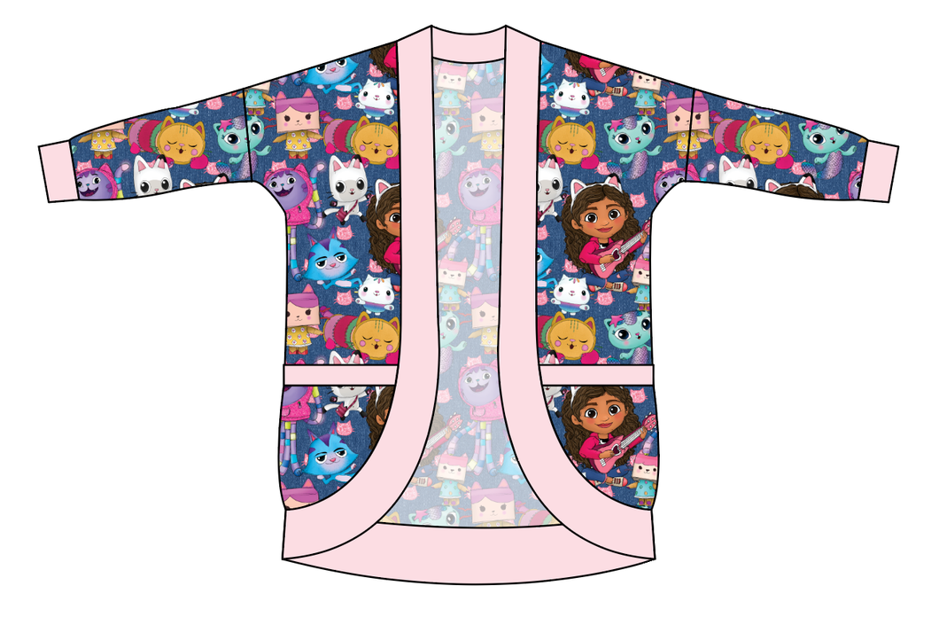 Gabby Cats Ladies' Cocoon Cardigan