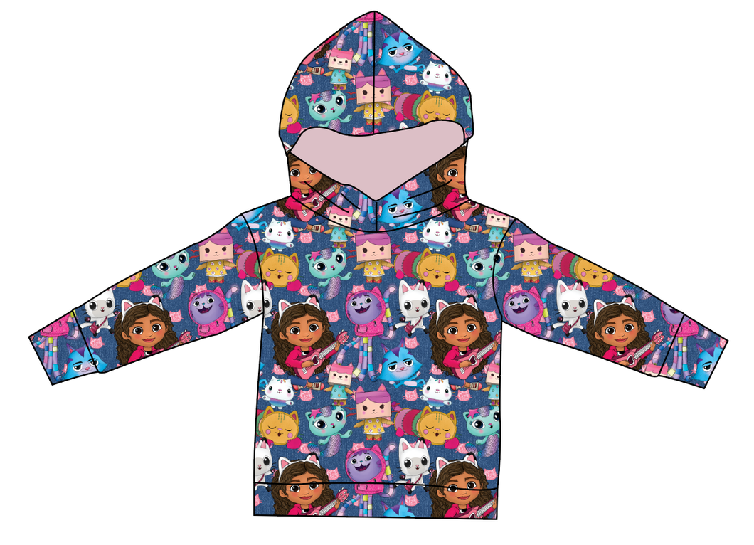 Gabby Cats Ladies Oversized Hoodie