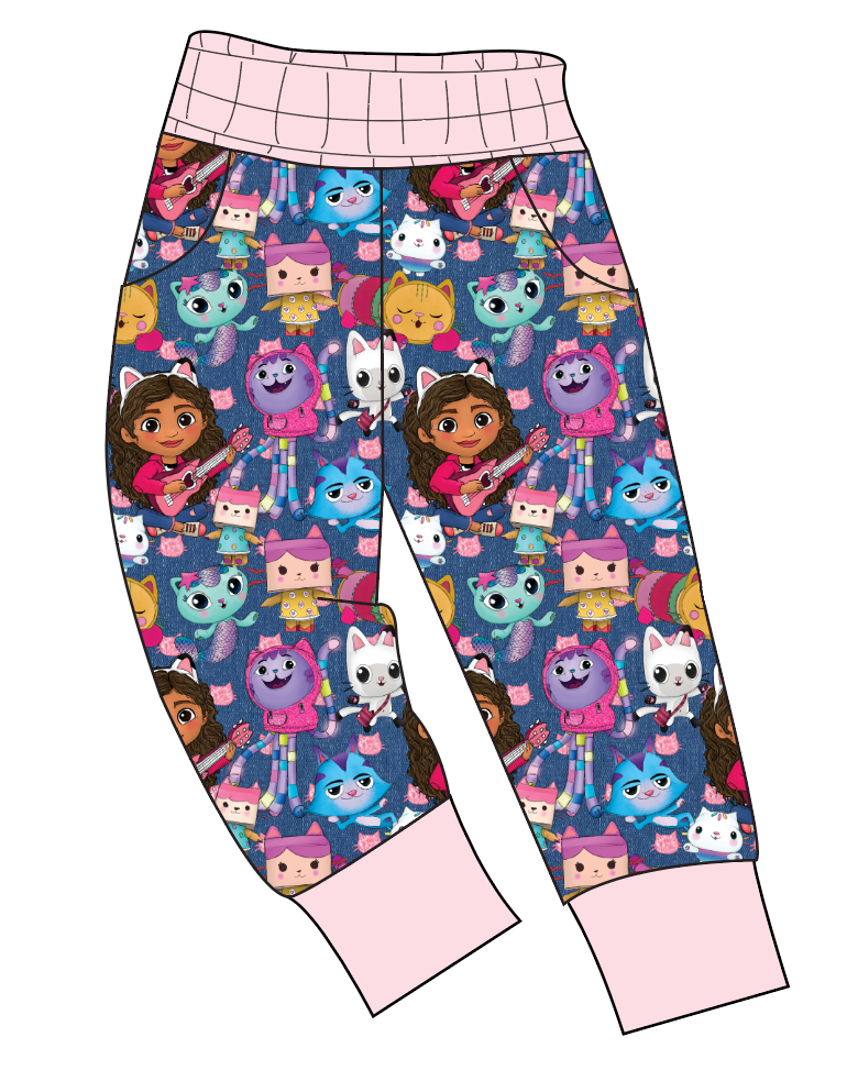 Gabby Cats Mens' Joggers and Jogger Shorts