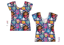 Load image into Gallery viewer, Gabby Cats Ladies&#39; Low Back Ballerina Tee