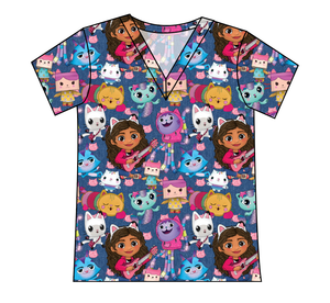 Gabby Cats Ladies' Slouchy V-Neck Tee