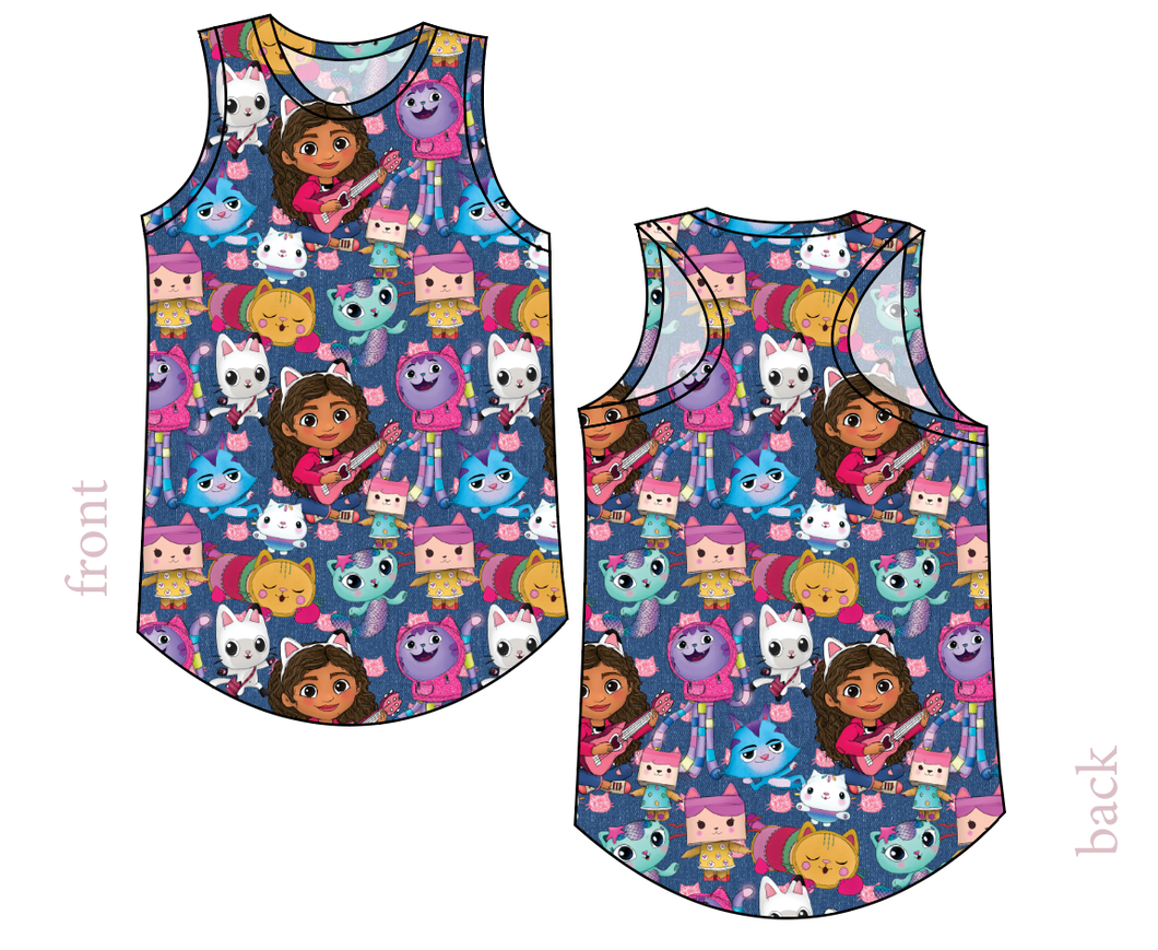 Gabby Cats Ladies' Summer Tank