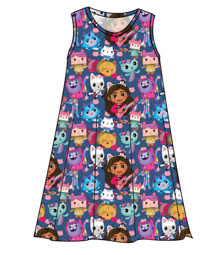 Gabby Cats Ladies' Swing Dress