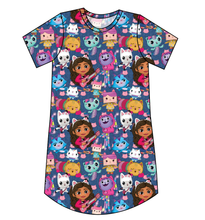Load image into Gallery viewer, Gabby Cats Ladies&#39; T-Shirt Dress