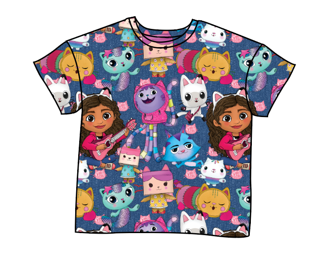 Gabby Cats Oversized Tee