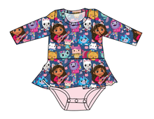 Load image into Gallery viewer, Gabby Cats Peplum Top