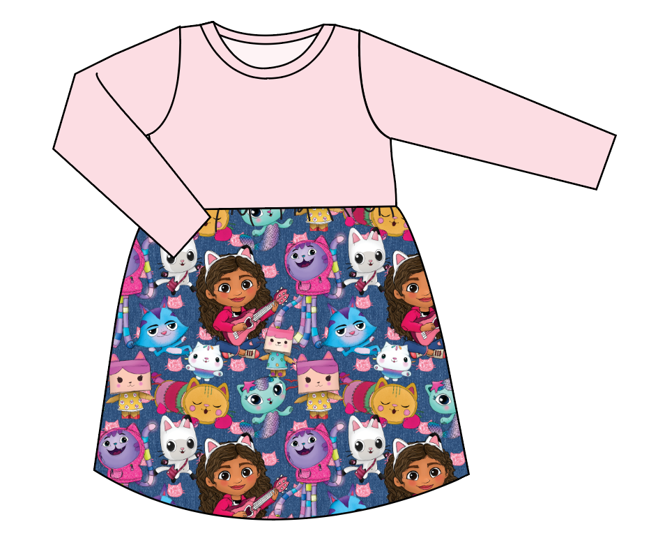 Gabby Cats Play Dress
