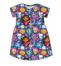 Load image into Gallery viewer, Gabby Cats Play Dress