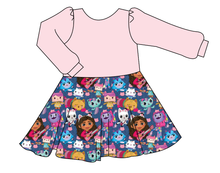 Load image into Gallery viewer, Gabby Cats Prairie Dress