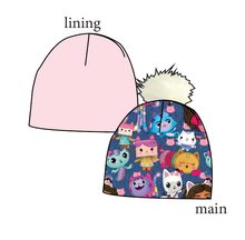 Load image into Gallery viewer, Gabby Cats Slouchy Beanie (Reversible!)