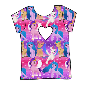 Pony Magic Cambria Heart Back Tee